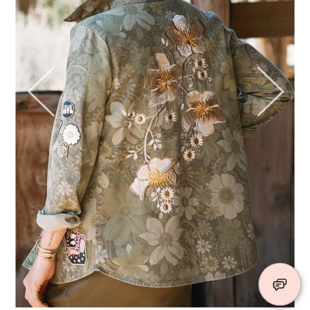 Bnwt small Eden camo Jacket spell and the gypsy